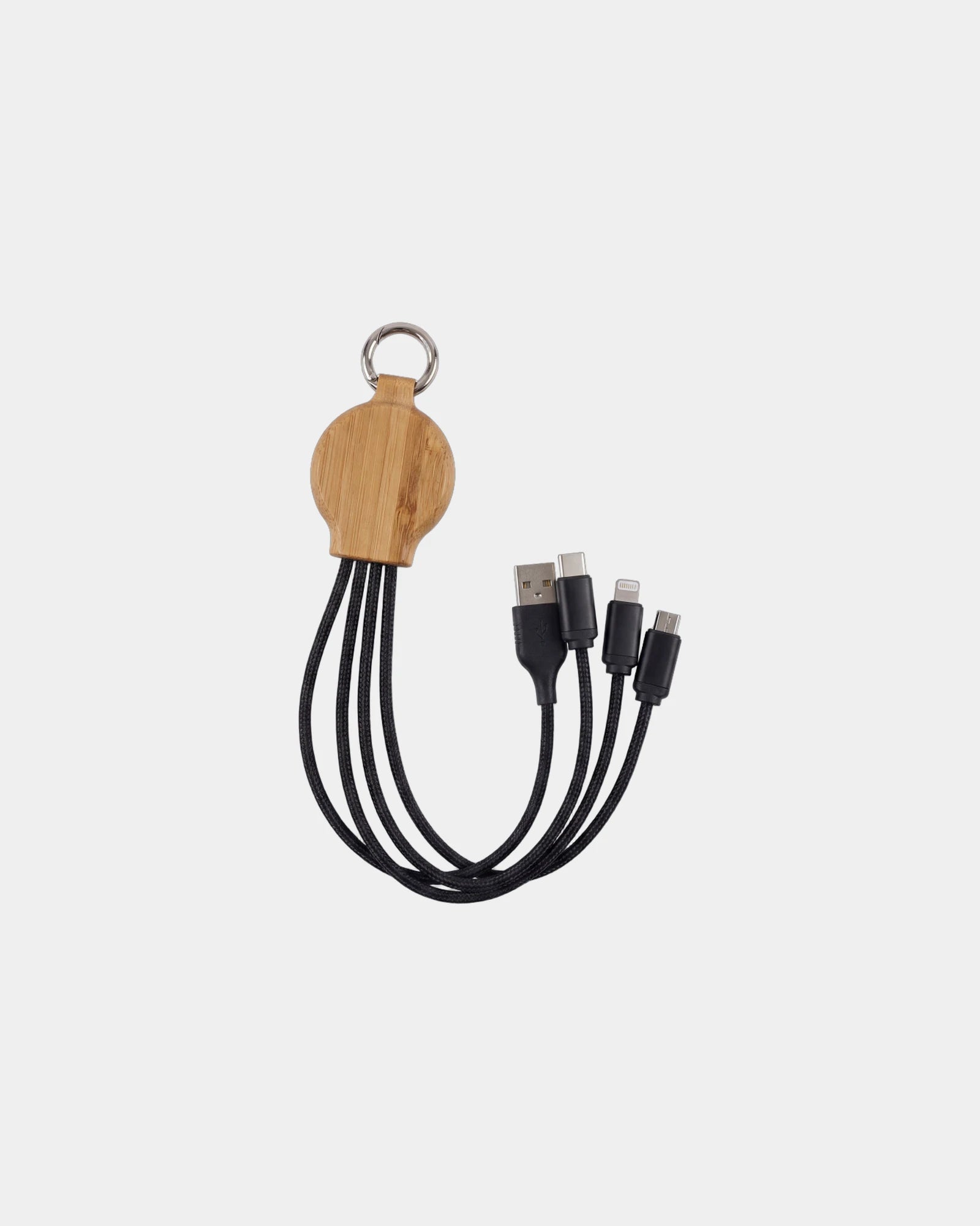 Custom recycled 5-in-1 keychain cable Bluetech - 1